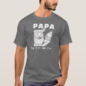 Papa King of the Little Ones, Dad & Baby  Tシャツ (正面)