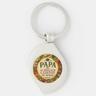 Papa Le Meilleur Cuistot du Monde キーホルダー