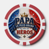Papa, Le Plus Grand de Tous les Héros ポーカーチップ (正面)