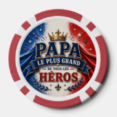 Papa, Le Plus Grand de Tous les Héros ポーカーチップ (裏面)