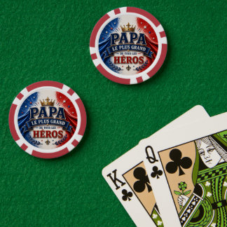 Papa, Le Plus Grand de Tous les Héros ポーカーチップ