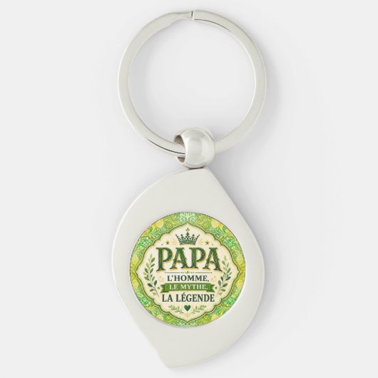 Papa, L'Homme, Le Mythe, La Légende キーホルダー (正面)