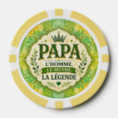Papa, L'Homme, Le Mythe, La Légende ポーカーチップ (正面)