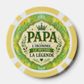 Papa, L'Homme, Le Mythe, La Légende ポーカーチップ (裏面)