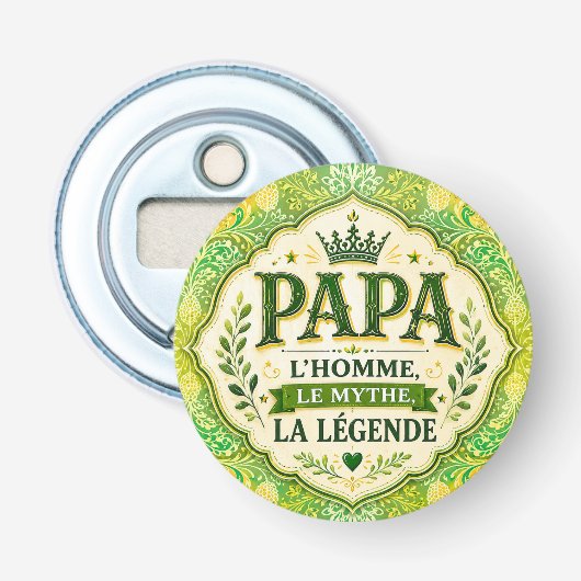 Papa, L'Homme, Le Mythe, La Légende 栓抜き (正面)