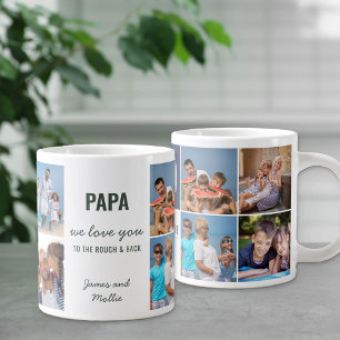 Papa Love You to the Rough and Back 8 Photo ジャンボコーヒーマグカップ