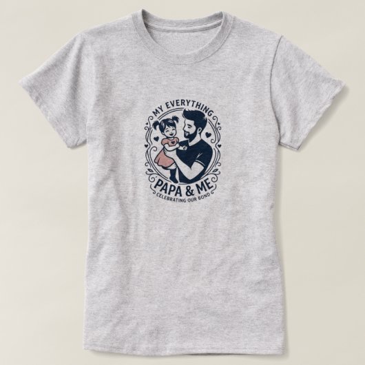 Papa & Me Bond Tシャツ (デザイン正面)