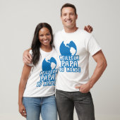 papa_meilleur_du_monde_planete_terre_2302 tシャツ (ユニセックス)