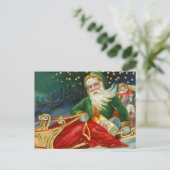 papa noel en navidad シーズンポストカード (スタンド正面)