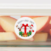 papá Noel variadas para navidad ラベル (貼付)
