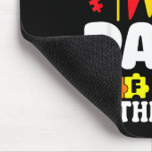 Papa Of The Birthday Boy Autism Awareness Support  マウスパッド (コーナー)