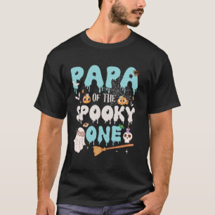 Papa of the One 不気味 Boy 1st Birthday Halloween Tシャツ