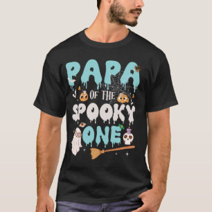 Papa of the One 不気味 Boy 1st Birthday Halloween Tシャツ