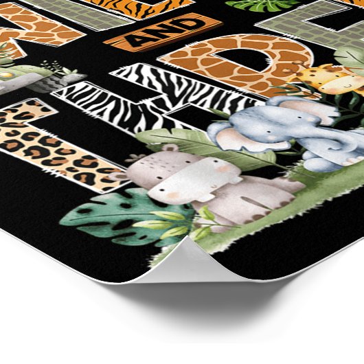 Papa Of The Wild &amp; Three Zoo 3rd Birthday Safa ポスター (角)