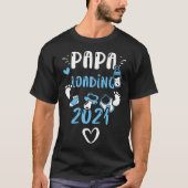 Papa Papa loading 2021  Baby Boy Sayings Tシャツ (正面)