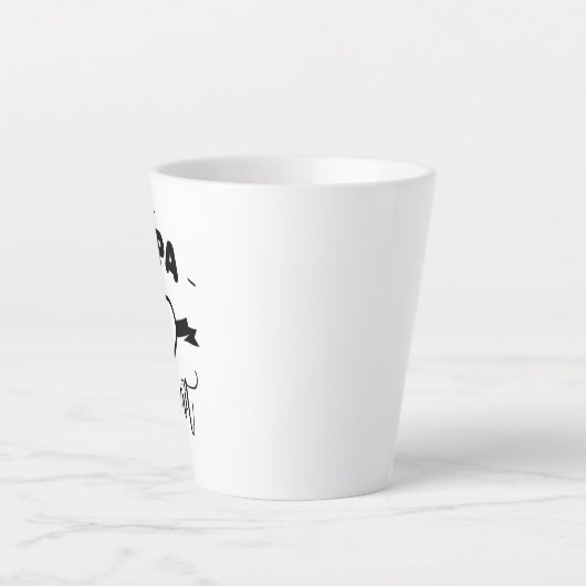 Papa parfait カフェラテマグ (正面)