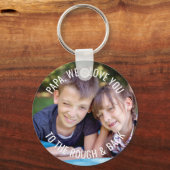 Papa Photo Love You to to to to to the rough and b キーホルダー (正面)