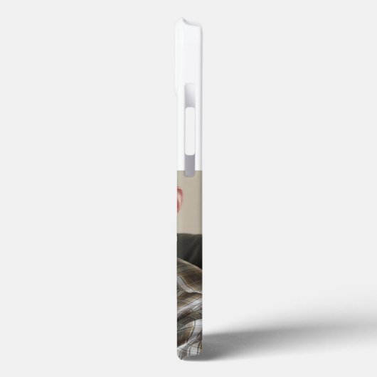 Papa photo with blue text  Case-Mate iPhoneケース (裏面 / 左)