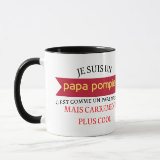 papa pompier マグカップ