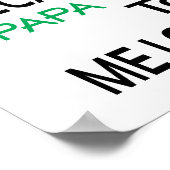 Papa Poster (標準写真フレームサイズ) ポスター (角)