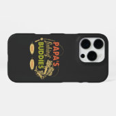 Papa’s Fishing Buddies Personalized grandkids Name iPhoneケース (裏面横)
