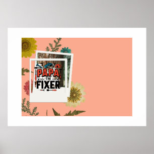 Papa The Fixer Poster – 父の日の便利屋ギフト ポスター