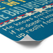 Papa The Man The Myth The Bad Influence He Knows E ポスター (角)