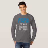 PAPA THE MAN THE MYTH THE LEGEND T-Shirt Tシャツ (正面フル)