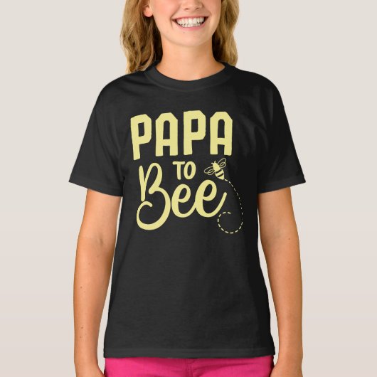 Papa To Bee、ファミリーマッチング Tシャツ (正面)