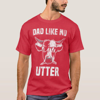 Papa wie Keine Utter Funny Fathers Day Animal Word Tシャツ