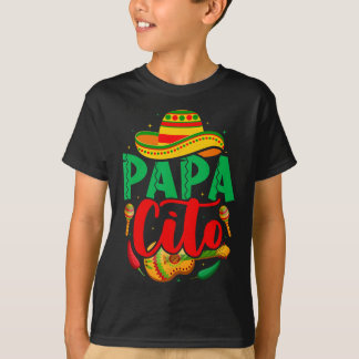 Papacito Mamacita Cinco De Mayo Funny Couple Match Tシャツ