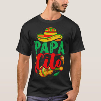 Papacito Mamacita Cinco De Mayo Funny Couple Match Tシャツ