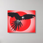 Papagei Ara キャンバスプリント (正面)