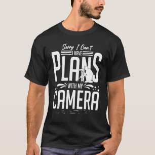 Paparazzi写真撮影者カメラ写真 Tシャツ