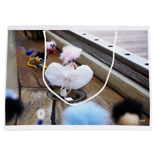 Paparazzi bij Fubby op rooster. ラージペーパーバッグ (正面)