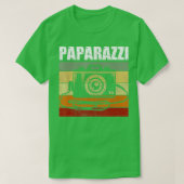 Paparazzi Camera Lover Photographer Daddy Tシャツ (デザイン正面)
