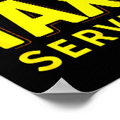 Papa's Taxi Service - Funny Dad Driver Love  ポスター (角)