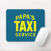 Papa's Taxi Service - Funny Dad Driver Love  マウスパッド (マウス)