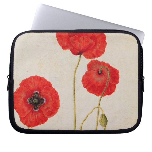 Papavarのrhoeas、c.1568 ラップトップスリーブ (正面)