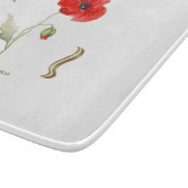 Papaver rhoeas  カッティングボード (角)