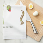 Papaver rhoeas  キッチンタオル (四つ折り)