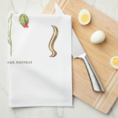 Papaver rhoeas  キッチンタオル (四つ折り)