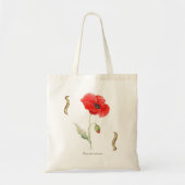 Papaver rhoeas  トートバッグ (正面)