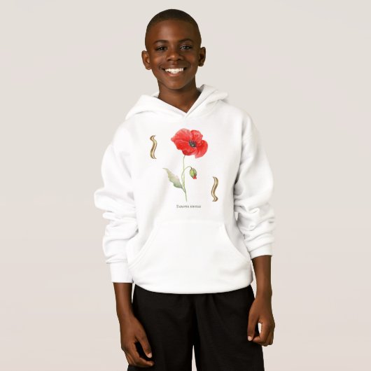 Papaver rhoeas sweat shirt (正面フル)