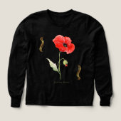 Papaver rhoeas tshirt (デザイン正面)