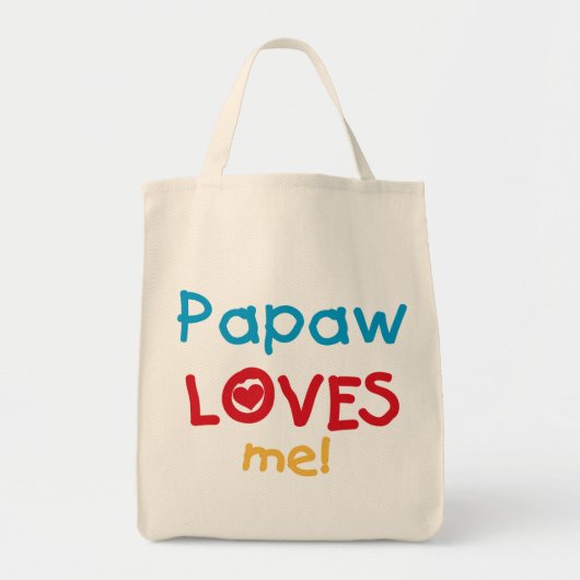 PapawでTシャツとギフトが大好き トートバッグ (正面)