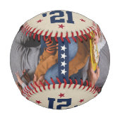 Papawに昇格 |新しい祖父の写真 野球ボール (正面)