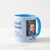 PAPAW誇りを持った新生児ブルー2写真 マグカップ (正面右)