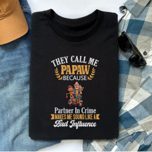 Papaw、おもしろいGrandpa、Gradar、カスタマイズ可能 Tシャツ