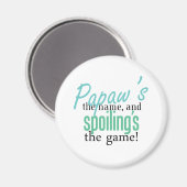 Papaw's名前、Spoiling's the Gam マグネット (正面/裏面)
